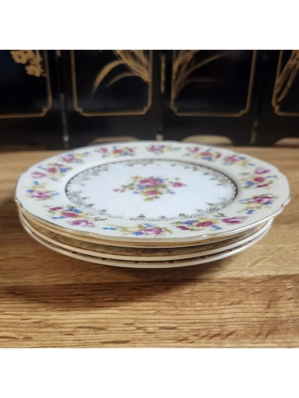 Mismatched Colorful Floral Fine China ~6.5